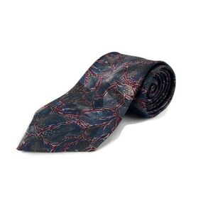 Wembley Mens Tie Blue Abstract